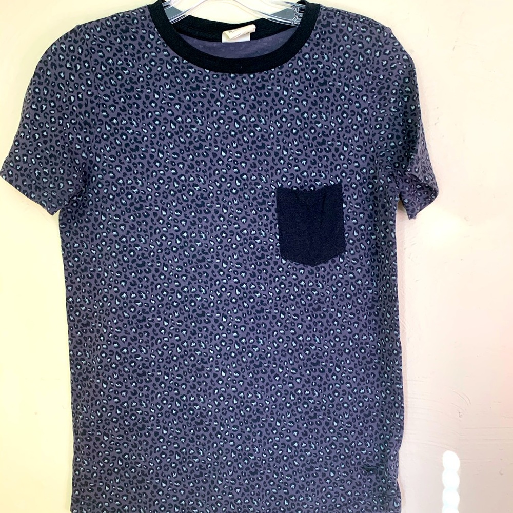 Purple leopard T shirt